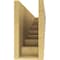 Ekena Millwork 6"W x 36"D x 12"H Thin Landon Rough Cedar Woodgrain TimberThane Corbel, Primed Tan CORUR06X36X12LANRCPR - alternate 6